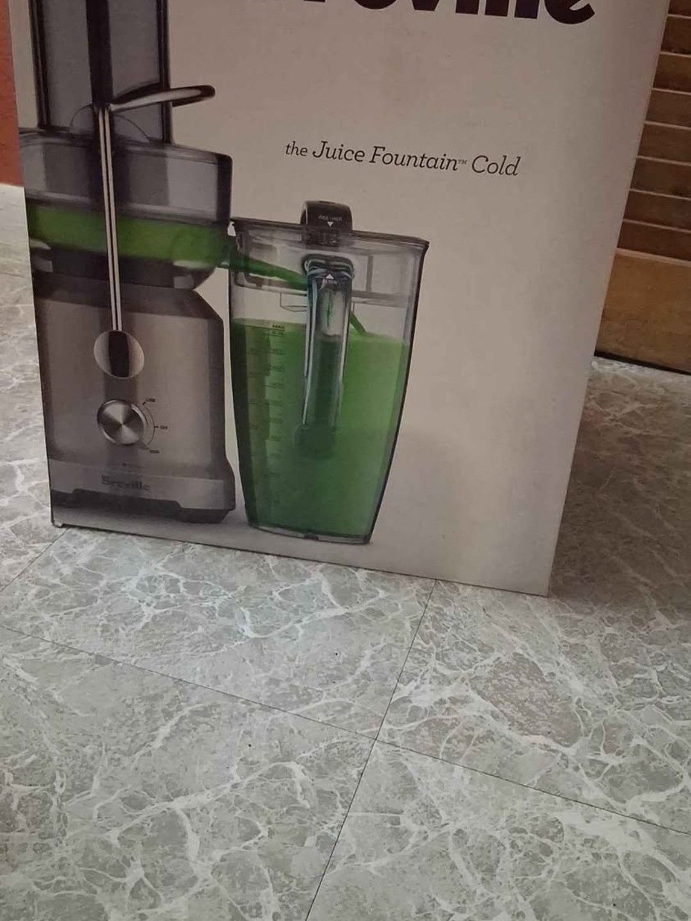 Breville Stainless Steel Juicer with Green Pitcher